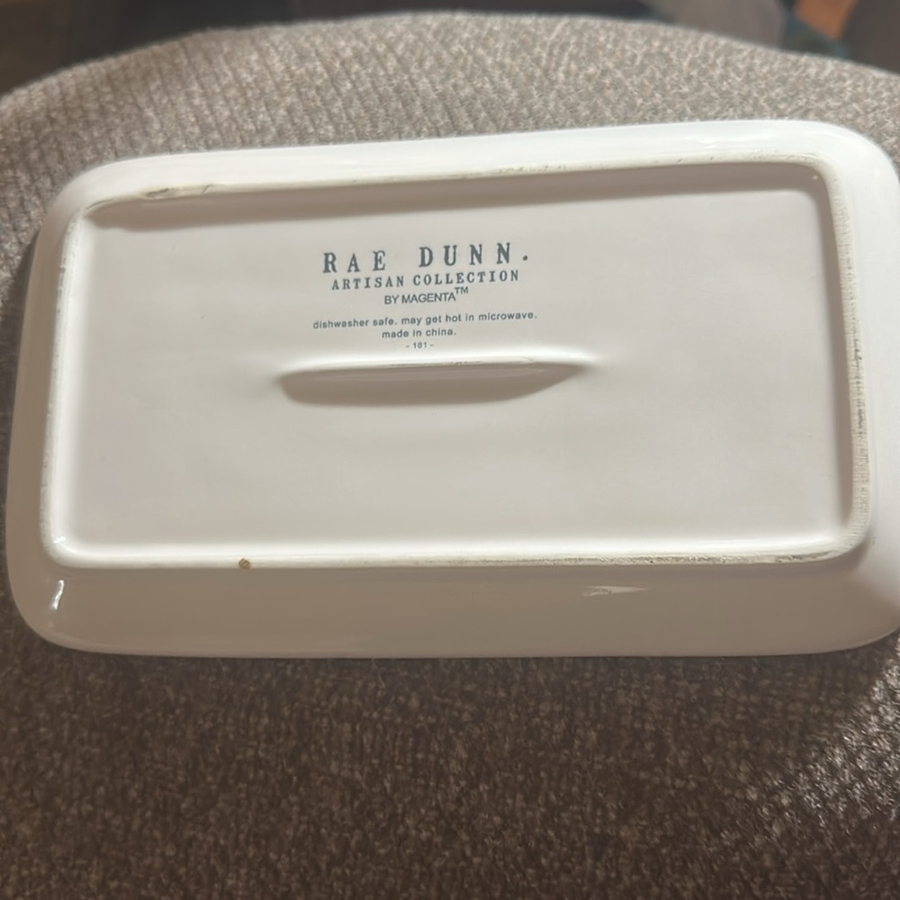 Rae Dunn Spread Butter Dish Ceramic Artisan‎ Collection by Magenta - Picture 3 of 4
